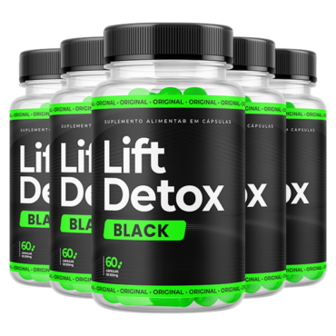 Lift Detox Black - 5 Pote